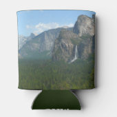 Bruids sluier waterval en Half Dome in Yosemite Blikjeskoeler (Achterkant)