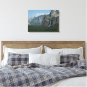 Bruids sluier-waterval en Half Dome in Yosemite Canvas Afdruk (Insitu (Slaapkamer))