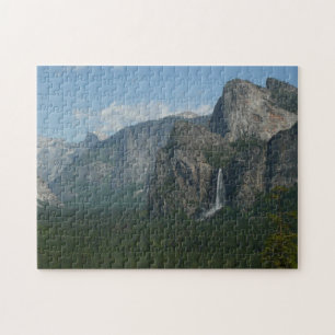 Bruids sluier waterval en Half Dome in Yosemite Legpuzzel
