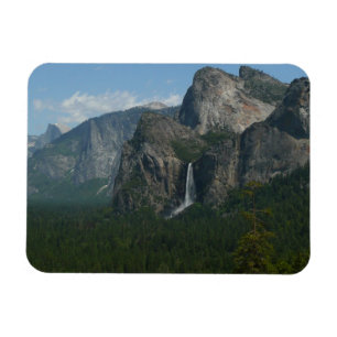 Bruids sluier waterval en Half Dome in Yosemite Magneet