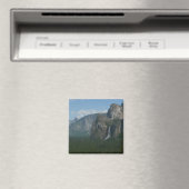 Bruids sluier waterval en Half Dome in Yosemite Magneet (Insitu (Vaatwasser))