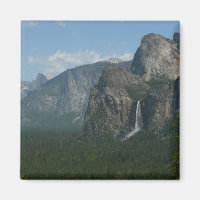 Bruids sluier waterval en Half Dome in Yosemite