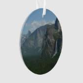 Bruids sluier waterval en Half Dome in Yosemite Ornament (voorkant)