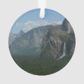 Bruids sluier waterval en Half Dome in Yosemite Ornament (achterkant)