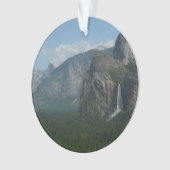 Bruids sluier waterval en Half Dome in Yosemite Ornament (voorkant)