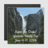 Bruids sluier waterval in Yosemite National Park (Voorkant / Achterkant)