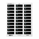 Bruids sluier waterval in Yosemite National Park Etiket (Full Sheet)