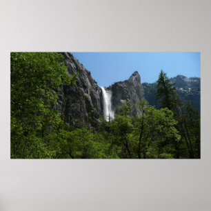 Bruids sluier waterval in Yosemite National Park Poster