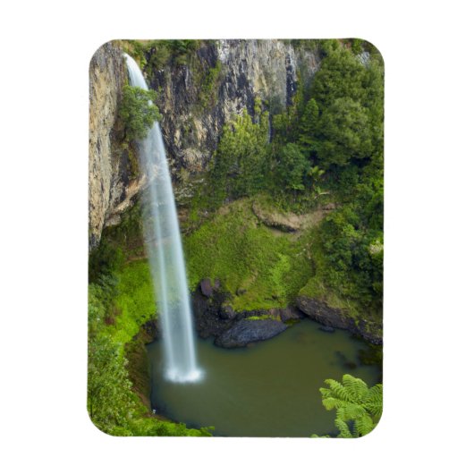 Bruids sluier waterval, Nieuw-Zeeland Magneet (Verticaal)