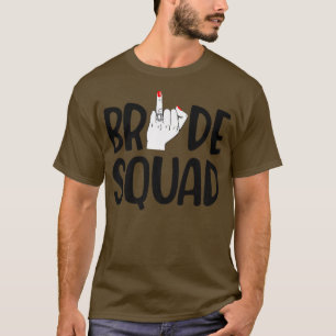 Bruids-Squad s Voor Vrouwen Bachelorette Vinger Ri T-shirt