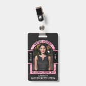 Bruids-Squad VIP-Fotobadge Afscheidsceremonie Brui Badge (Voorzijde met clip)