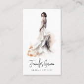 Bruids Stylist Trouwjurk Boutique Make-up Haar Visitekaartje (Voorkant)