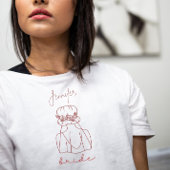 Bruids T-shirt voor vrijgezellenfeest