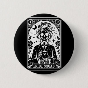 Bruids Tarotkaart Bruids Coven Gotische Huwelijksk Ronde Button 5,7 Cm