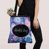Bruids Tas Bloemige Pioenrozen multi Print Boodsch (Dichtbij)