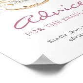 Bruids-Tea Adviesposter Poster (Hoek)