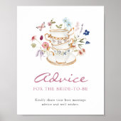 Bruids-Tea Adviesposter Poster (Voorkant)