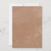 Bruids Tea Party Bloemen herfst Vrijgezellenfeest Kaart (Achterkant)