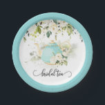 Bruids Tea Party Bord - Blauw WC<br><div class="desc">Perfect item om die speciale bride te vieren!</div>