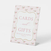 Bruids Tea Party Kaarten en geschenken Reclamebord Met Voetstuk (Voorkant)