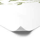 Bruids Tea Party Trouwdouche Welkom Poster (Hoek)