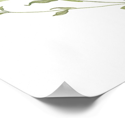 Bruids Tea Party Trouwdouche Welkom Poster (Hoek)