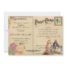 Bruids Tea Shower Honorering, stijl oude Briefkaar