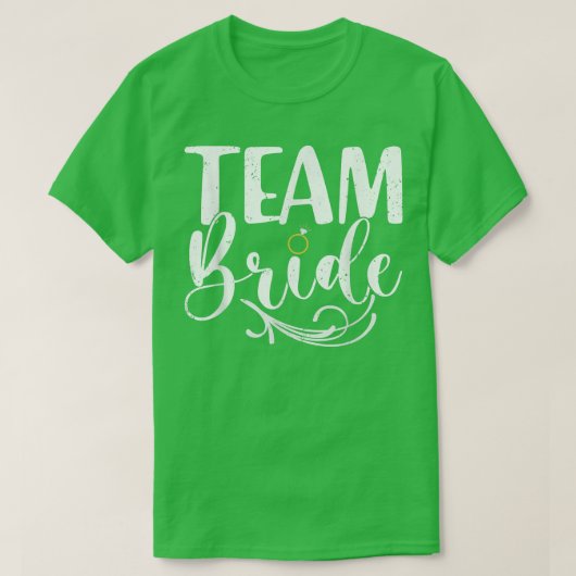 Bruids Team Bruid Bachelorette Feest Bruid Br T-shirt (Design voorkant)