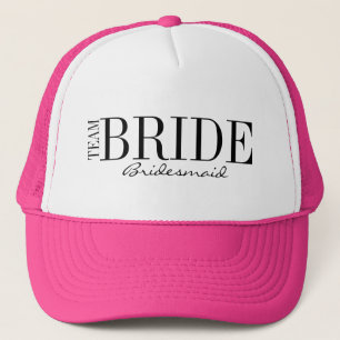 Bruids Team Bruidsmeisje Bruiloft Feest Trucker Pet