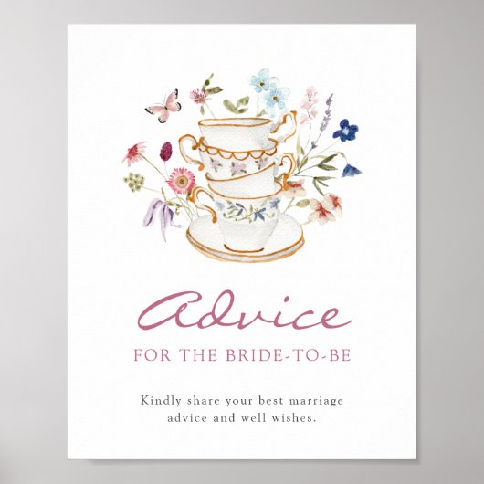 Bruids Thee Advies Poster (Voorkant)