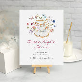 Bruids Thee Datum Ideeën Poster