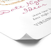 Bruids Thee Datum Ideeën Poster (Hoek)