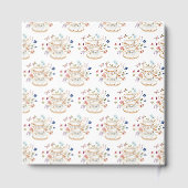 Bruids Thee met Bloemen Gastenboek (Achterkant)