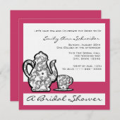 Bruids thee met veranderlijke kleur kaart (Voorkant / Achterkant)