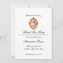 Bruids Thee Party Marie Antoinette Barok Rococo Kaart