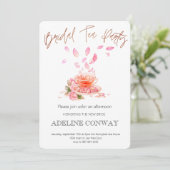 Bruids-theeceremonie Kaart (Staand voorkant)