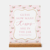 Bruids-theepartij Raad hoeveel kusjes Acryl Bord