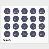 Bruids Tijdperk Bruidsfeest Dank Je Sticker (Vel)