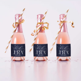Bruids Tijdperk Bruiloft Feestje Mini Champagne Fl Sparkling Wijnetiket