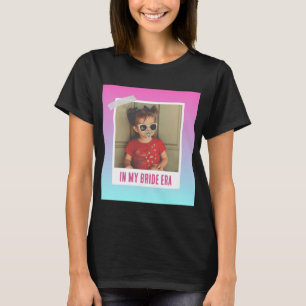 Bruids Tijdperk Vintage Foto Grappige Bachelorette T-shirt