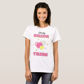 BRUIDS TRIBUS Bruidsmeisje/hen bewerkbare naam T-shirt (Voorkant volledig)
