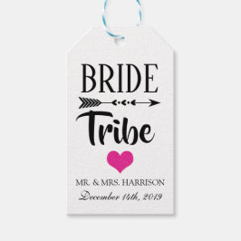 BRUIDS TRIBUS BRUIDSPARTIJ CADOETIKET CADEAULABEL