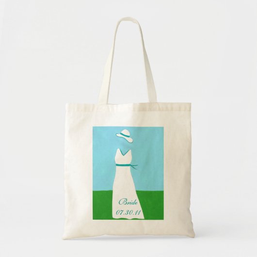 Bruids Trouwjurk Canvas Canvas tassen (Voorkant)