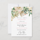 Bruids Verjaardagsfeestje Roos Verf Bloemharten Kaart (Voorkant)