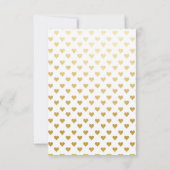 Bruids Verjaardagsfeestje Roos Verf Bloemharten Kaart (Achterkant)