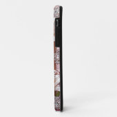 Bruids Witte Lelie Bloemrijke Frame Stijl Case-Mate iPhone Case (Achterkant/links)