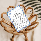 Bruids woord scramble vrijgezellenfeest spel kaart