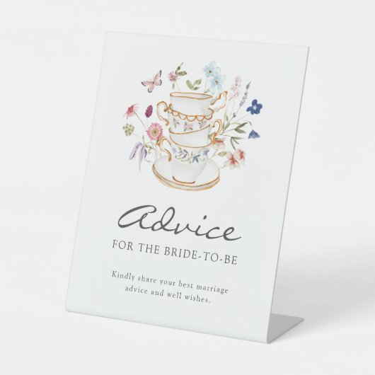 Bruidsadviesbord Reclamebord Met Voetstuk (Voorkant)