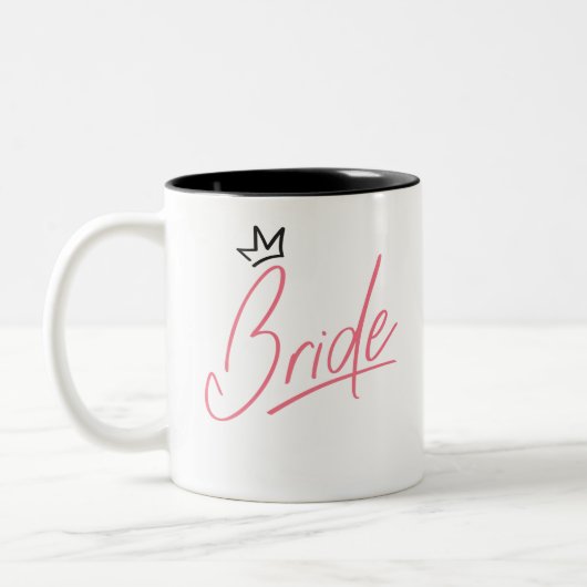 bruidsbeker tweekleurige koffiemok (Links)