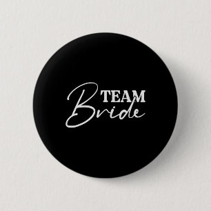 Bruidsbende Bruidsmeisjes Team Bruidsmeisje Crew B Ronde Button 5,7 Cm